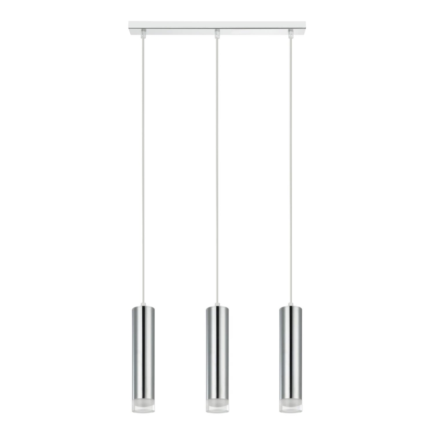 Suspension filaire ARMIN 3xGU10/10W/230V chrome brillant