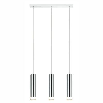 Suspension filaire ARMIN 3xGU10/10W/230V chrome brillant