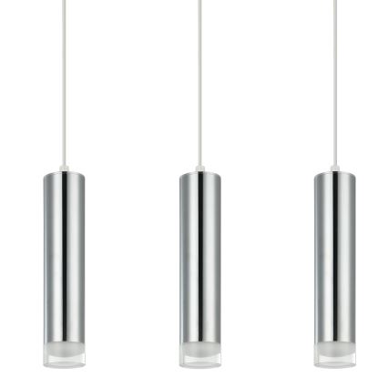 Suspension filaire ARMIN 3xGU10/10W/230V chrome brillant