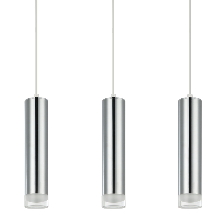 Suspension filaire ARMIN 3xGU10/10W/230V chrome brillant