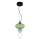 Suspension filaire ASCOLI LED/8W/230V d. 20 cm vert/bleu