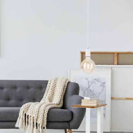 Suspension filaire ASTRID 1xE27/60W/230V blanc