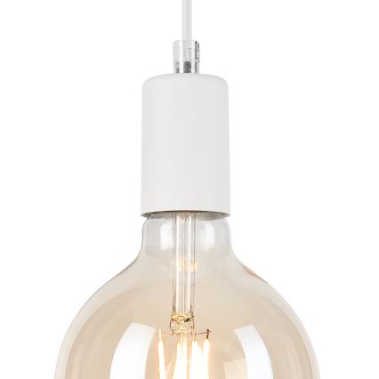 Suspension filaire ASTRID 1xE27/60W/230V blanc