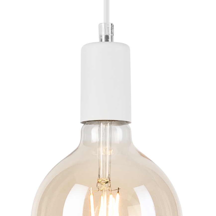 Suspension filaire ASTRID 1xE27/60W/230V blanc