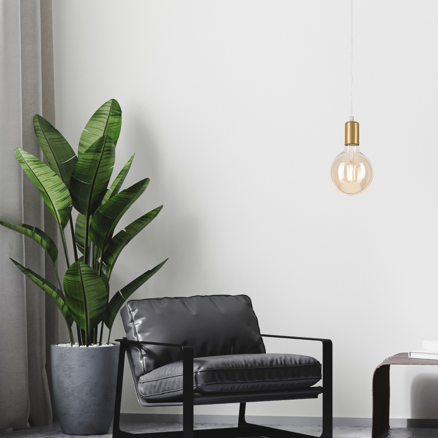 Suspension filaire ASTRID 1xE27/60W/230V doré