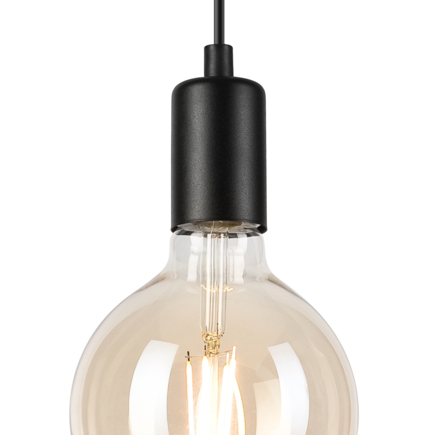 Suspension filaire ASTRID 1xE27/60W/230V mat noir