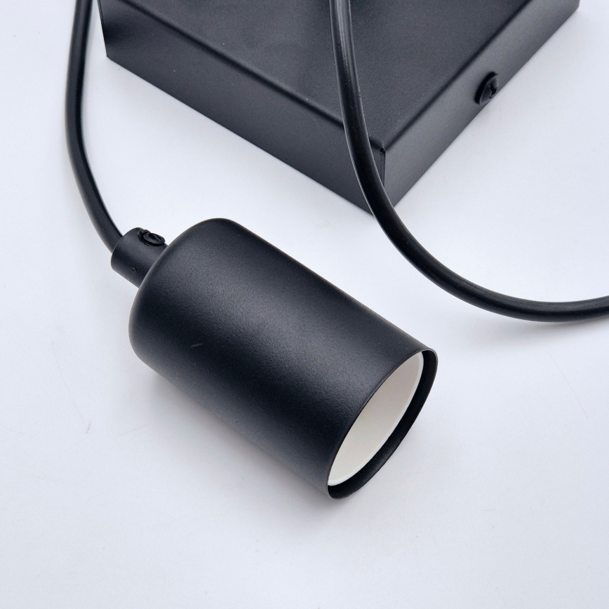 Suspension filaire ASTRID 1xE27/60W/230V mat noir