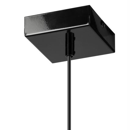 Suspension filaire ASTRID 1xE27/60W/230V noir brillant