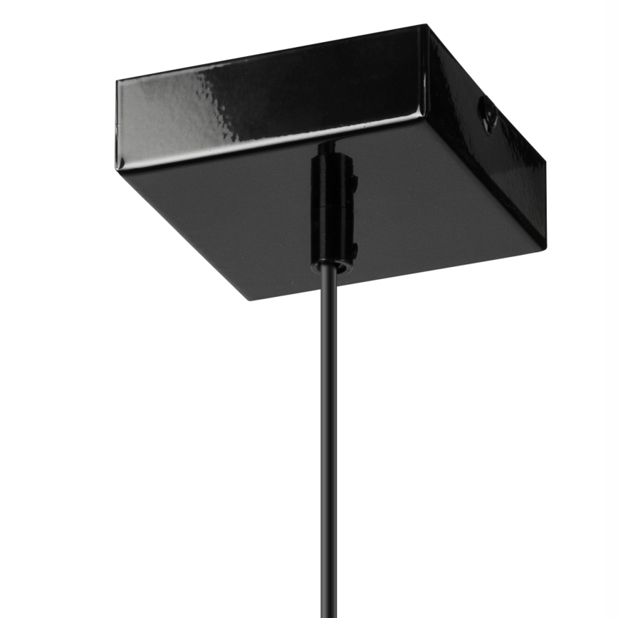 Suspension filaire ASTRID 1xE27/60W/230V noir brillant