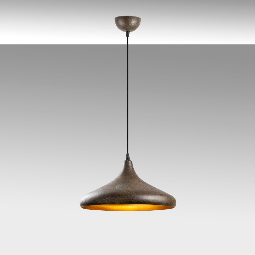 Suspension filaire BAREK 1xE27/40W/230V gris