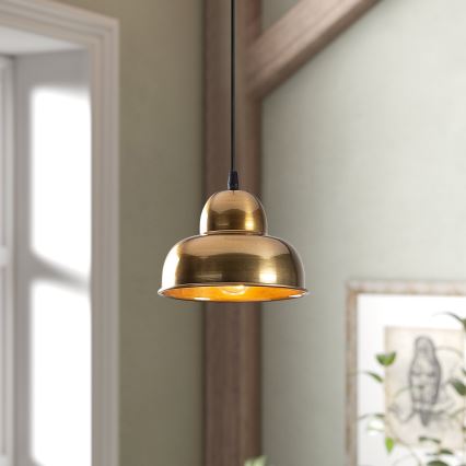 Suspension filaire BERCESTE 1xE27/40W/230V doré