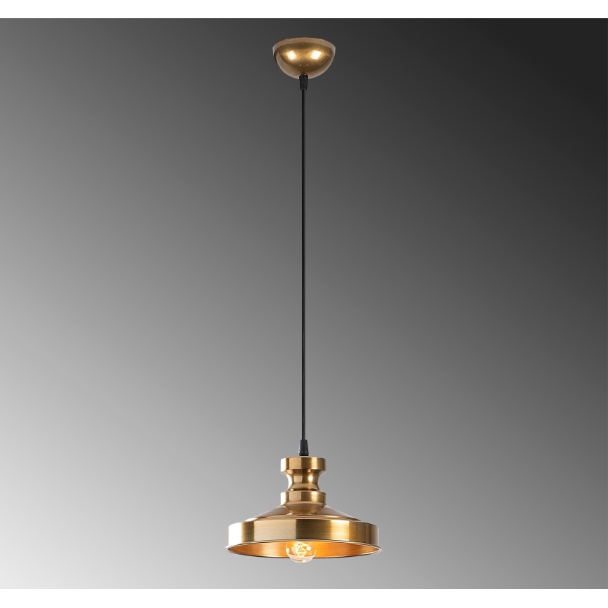 Suspension filaire BERCESTE 1xE27/40W/230V dorée