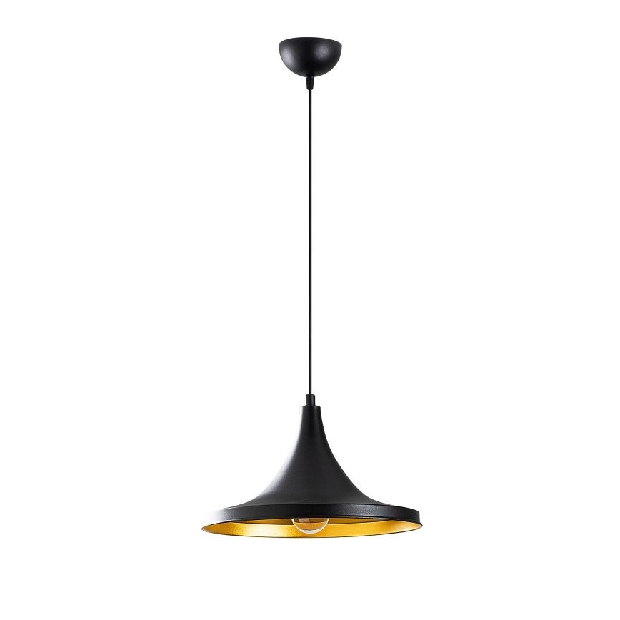 Suspension filaire BERCESTE 1xE27/40W/230V noire