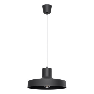 Suspension filaire BILO 1xE27/15W/230V d. 35 cm noir
