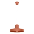 Suspension filaire BILO 1xE27/15W/230V d. 35 cm orange