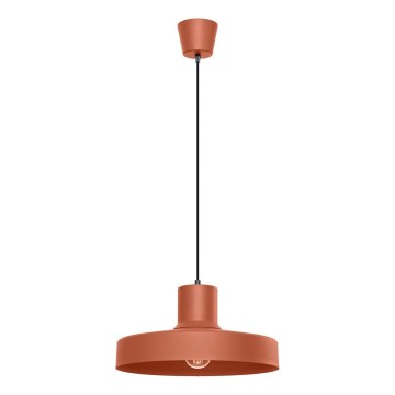 Suspension filaire BILO 1xE27/15W/230V d. 35 cm orange