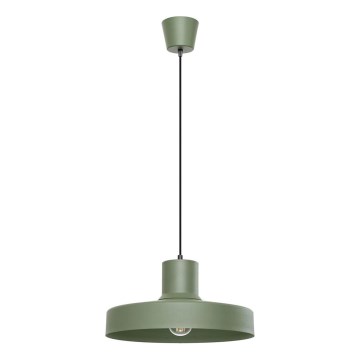 Suspension filaire BILO 1xE27/15W/230V d. 35 cm vert
