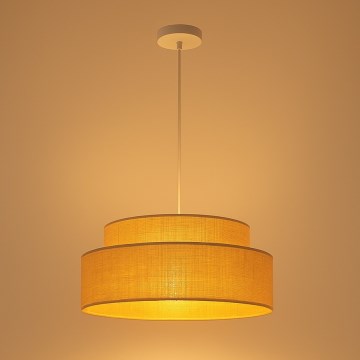 Suspension filaire BOHO 1xE27/60W/230V d. 40 cm beige