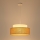 Suspension filaire BOHO 1xE27/60W/230V d. 40 cm blanc/beige