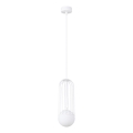 Suspension filaire BRINA 1xG9/8W/230V blanc
