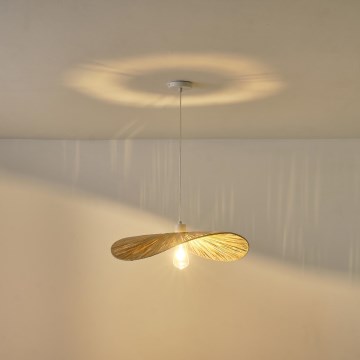 Suspension filaire CALYPSO 1xE27/15W/230V d. 55 cm bambou