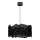 Suspension filaire CAMO 3xE27/15W/230V noir
