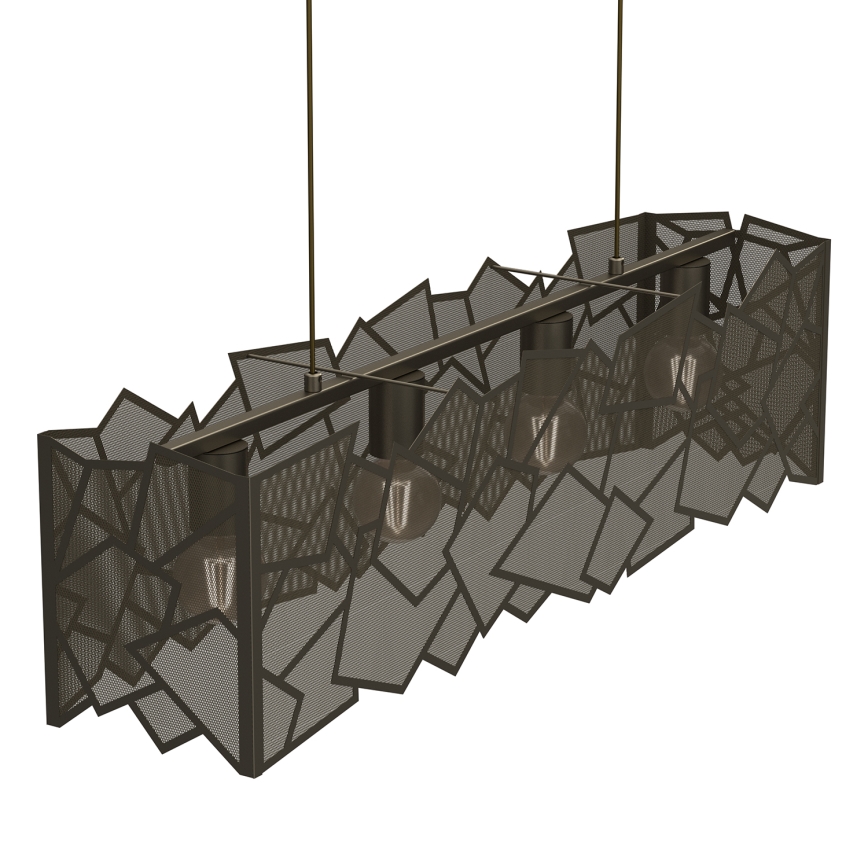 Suspension filaire CAMO 4xE27/15W/230V doré
