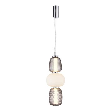 Suspension filaire CARO LED/28W/230V chrome brillant