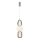 Suspension filaire CARO LED/28W/230V chrome brillant