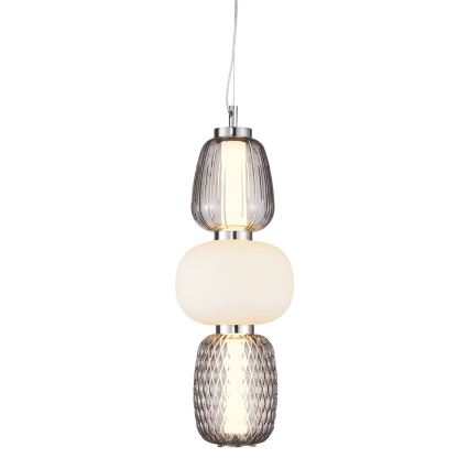 Suspension filaire CARO LED/28W/230V chrome brillant