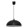 Suspension filaire CIRCLE 1xE27/15W/230V noire
