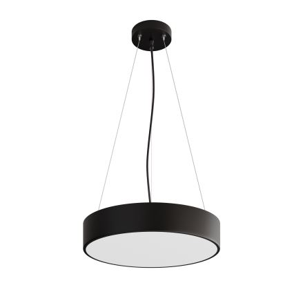 Suspension filaire CLEO 3xE27/24W/230V d. 40 cm noir