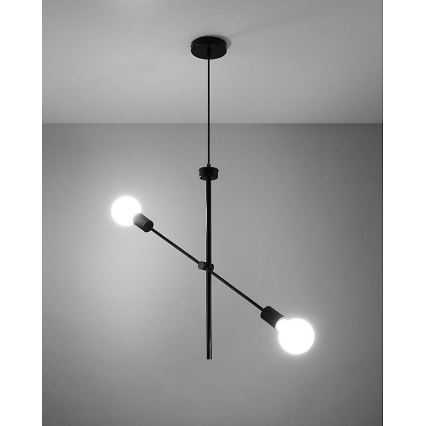 Suspension filaire CONCEPT 2xE27/60W/230V