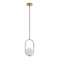 Suspension filaire CORDEL 1xG9/28W/230V doré