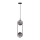 Suspension filaire CORDEL 2xG9/28W/230V noir/fumé noir