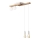 Suspension filaire CORTINA 2xE27/15W/230V + 2xG9/5W/230V blanc/chêne