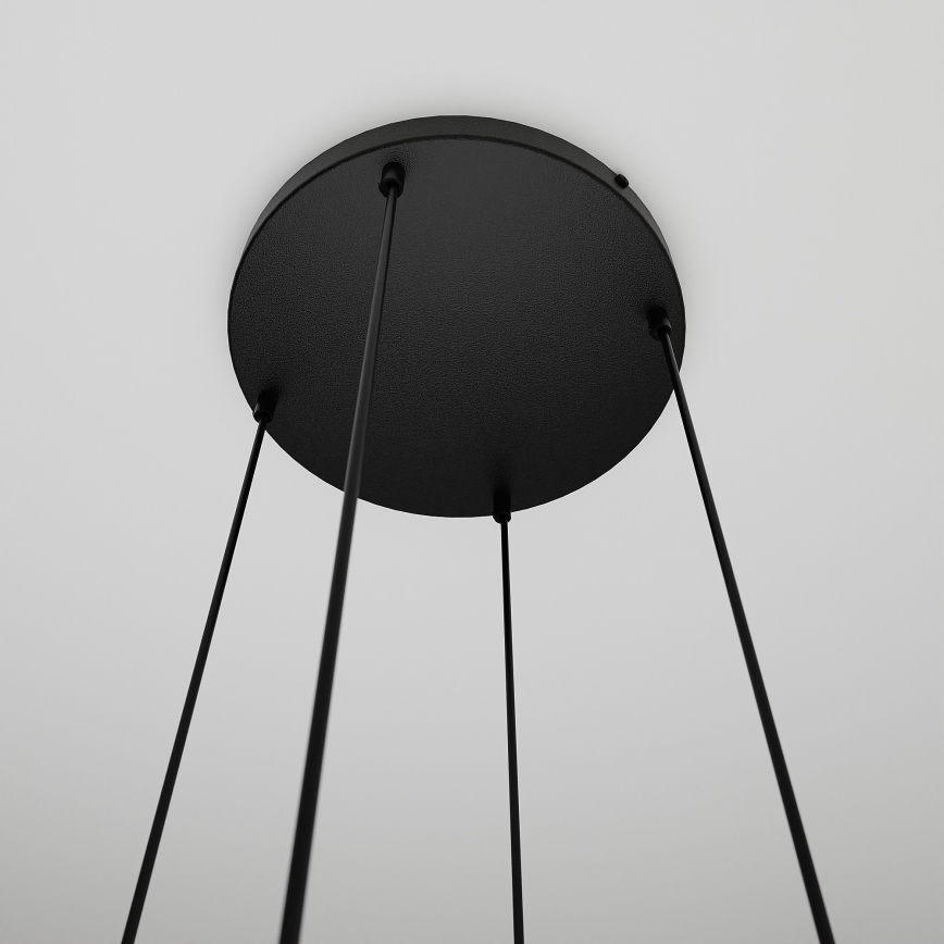 Suspension filaire COSMO 4xE14/10W/230V d. 40 cm noir/gris