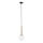 Suspension filaire DAISY 1xG9/12W/230V d. 14 cm doré/noir/transparent