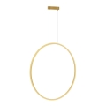 Suspension filaire de salle de bain SATURNO LED/46W/230V d. 80 cm IP44 doré