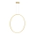 Suspension filaire de salle de bain SATURNO LED/46W/230V d. 80 cm IP44 doré