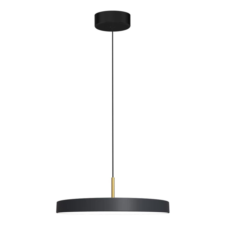 Suspension filaire DISC LED/38W/230V d. 45 cm noir