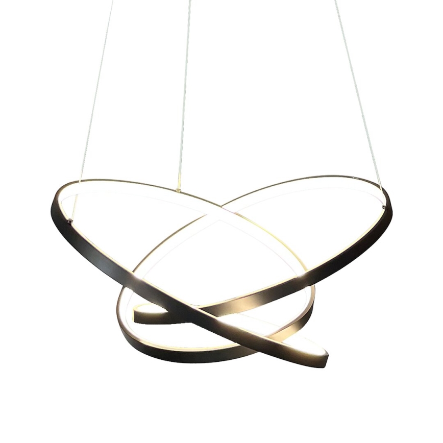 Suspension filaire EMPOLI LED/55W/230V noir
