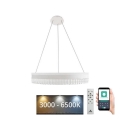 Suspension filaire en cristal à intensité variable LED/80W/230V 3000-6500K blanc + télécommande