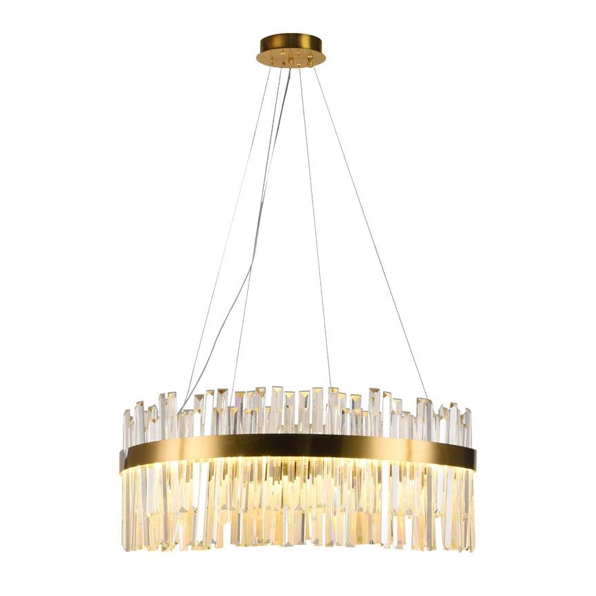 Suspension filaire en cristal à intensité variable LED/80W/230V 3000-6500K + télécommande