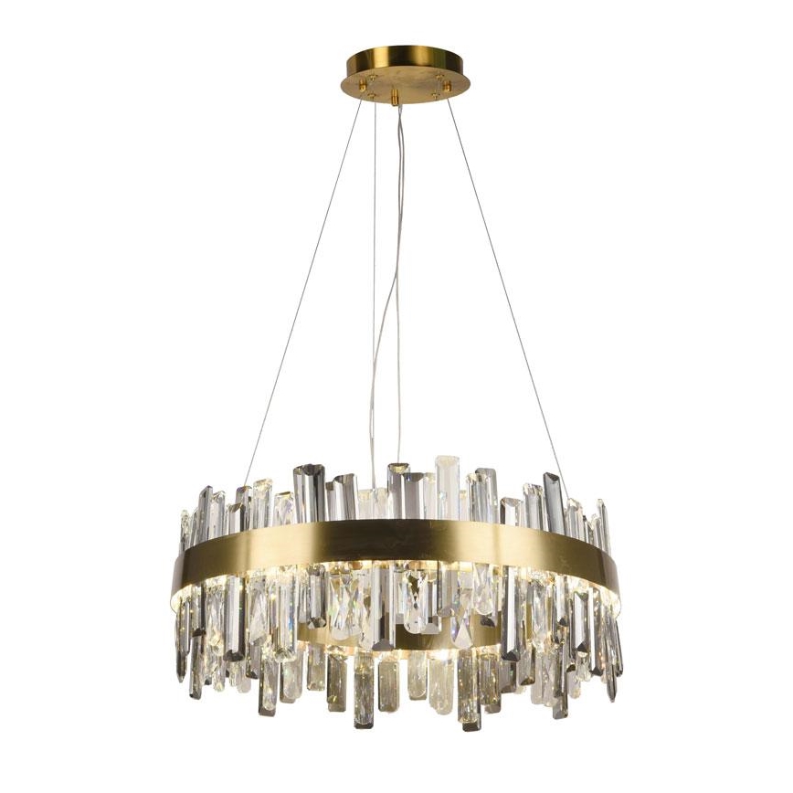 Suspension filaire en cristal à intensité variable LED/80W/230V 3000-6500K + télécommande