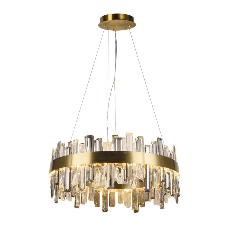 Suspension filaire en cristal à intensité variable LED/80W/230V 3000-6500K + télécommande