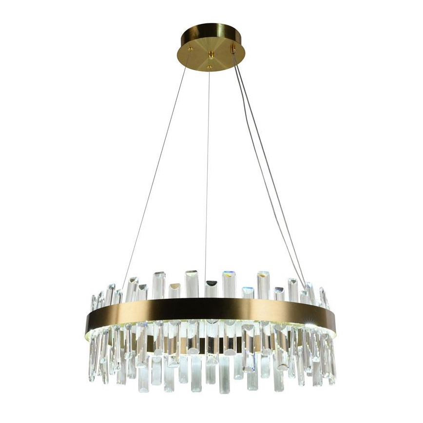 Suspension filaire en cristal à intensité variable LED/80W/230V 3000-6500K + télécommande