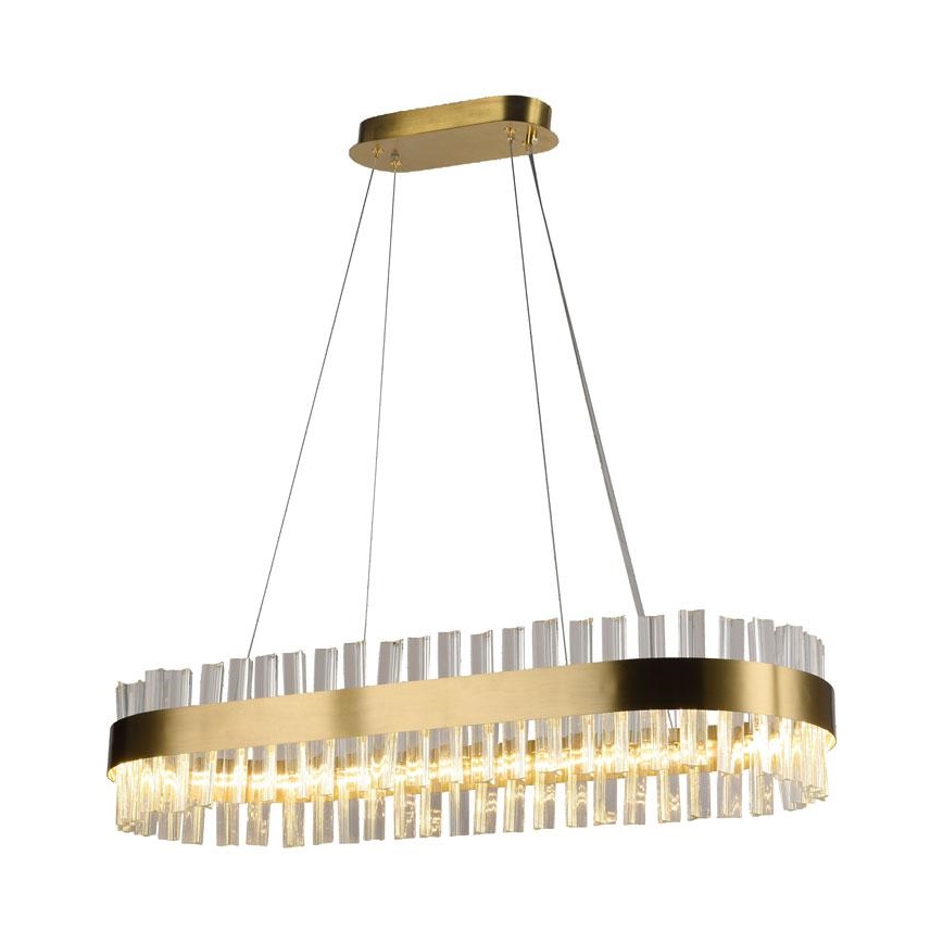 Suspension filaire en cristal LED à intensité variable LED/45W/230V 3000-6500K + télécommande