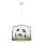 Suspension filaire enfant FOOTBALL 1xE27/15W/230V d. 40 cm football