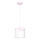 Suspension filaire enfant SWEET 1xE27/15W/230V blanc/rose/papillon